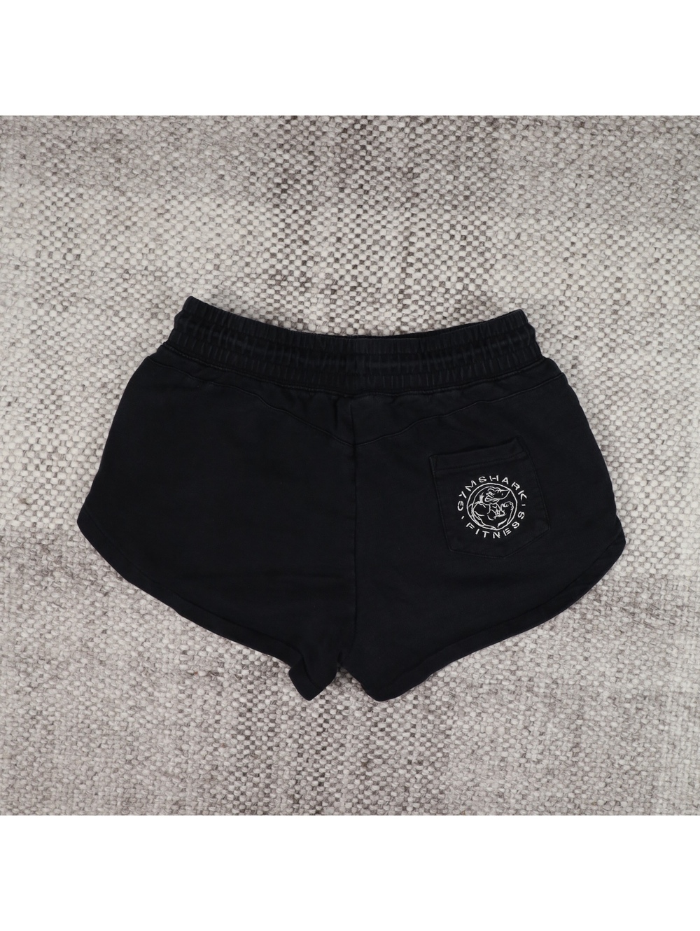 Gymshark Fitness Black Sweat Shorts Womens XS Drawstring Lounge Athletic